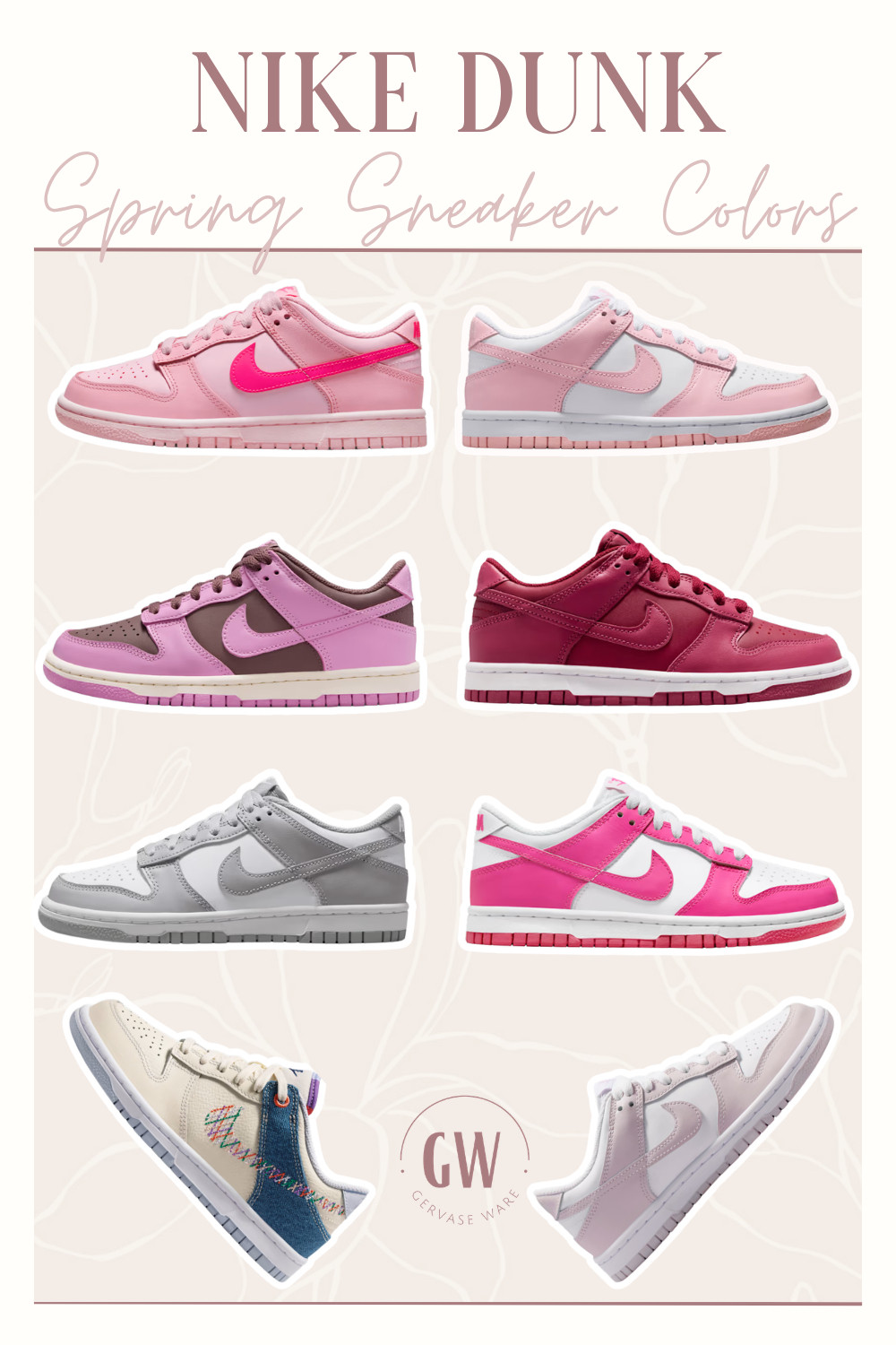 Nike Dunk spring colors 👟🌸 These fresh shades are so good for the season! 

 #LTKootd #LTKActive #LTKMens