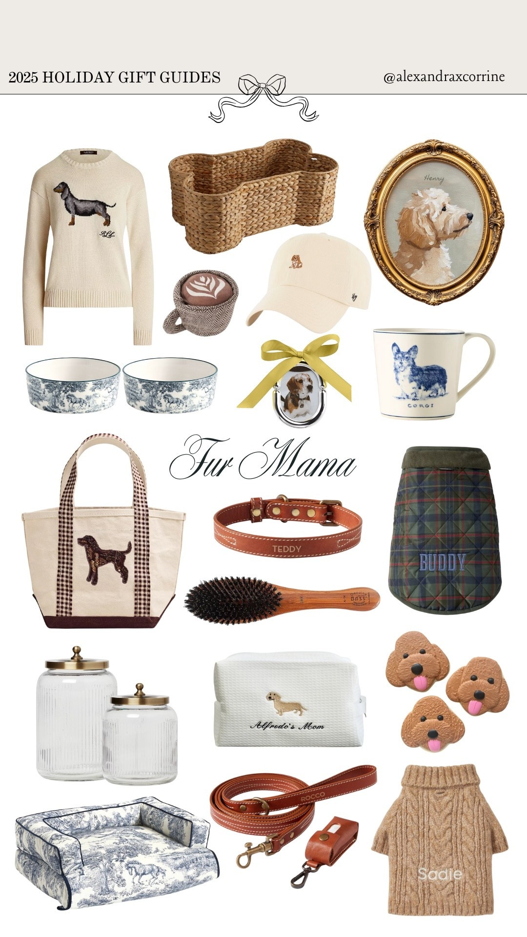 The 2025 holiday gift guides curated by Alexandra Corrine: For the fur mama 🐶 

Gift guide, holiday, Christmas gift ideas, gift ideas, wishlist, present, gift inspiration, holiday shopping, fur mom, dog mom, daschund, corgi, dog lover, puppy, fur baby

#LTKGiftGuide #LTKHoliday