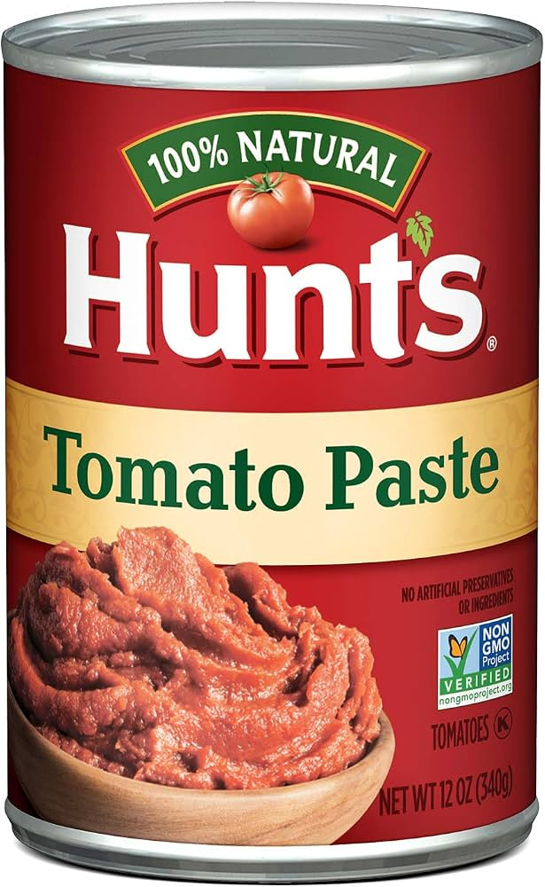 Hunt's Tomato Paste, Keto Friendly, Unflavored 12 oz | Amazon (US)