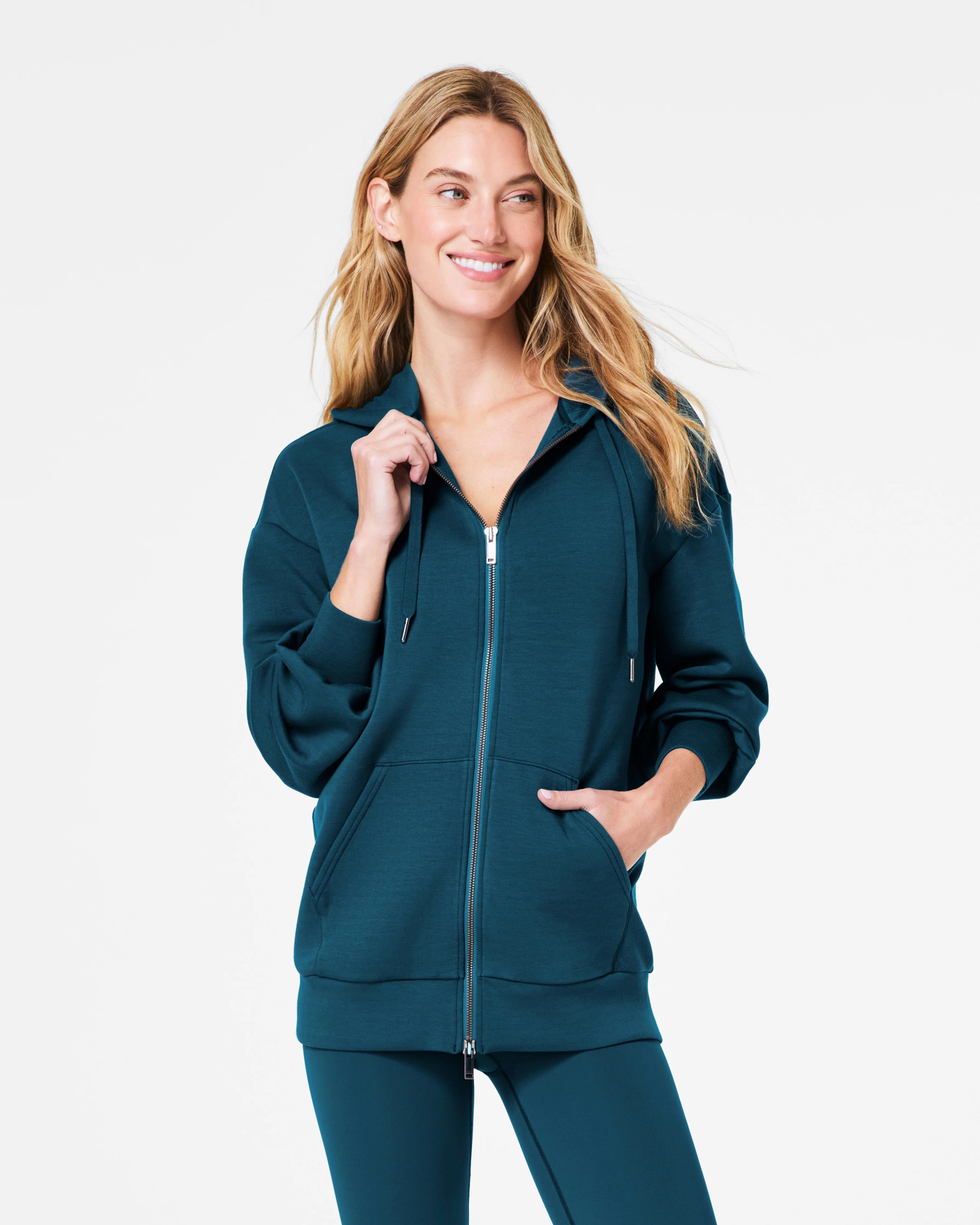 SPANX® AirEssentials Brushed Full Zip Hoodie | Spanx