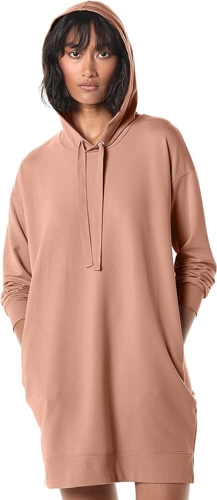 Women's Iona Long-Sleeve Hooded Mini Sweatshirt Dress | Amazon (US)