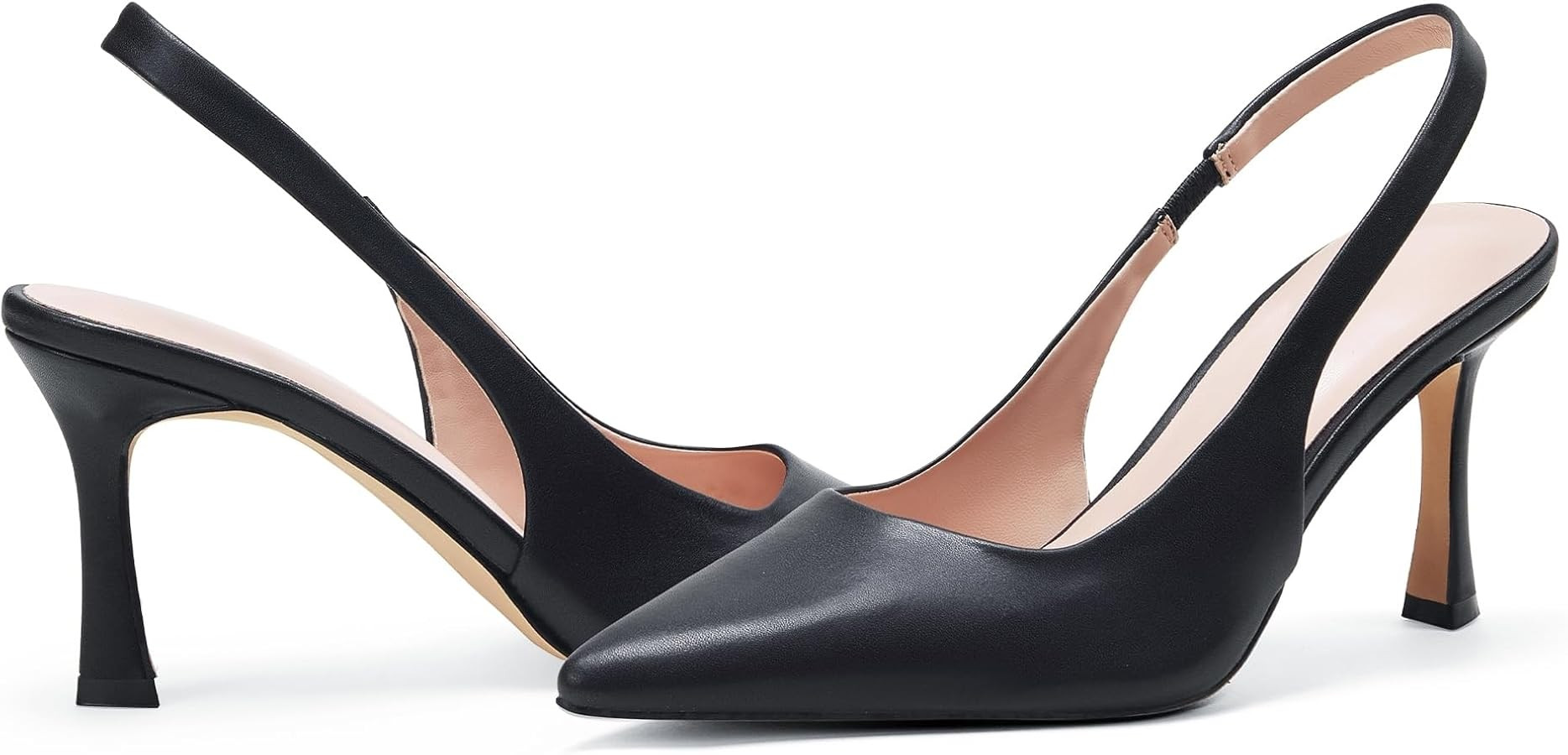 Elisabet Tang Women's Slingback Stiletto Pumps 4 Inch Sexy Pointed Closed Toe High Heels Shoes fo... | Amazon (US)