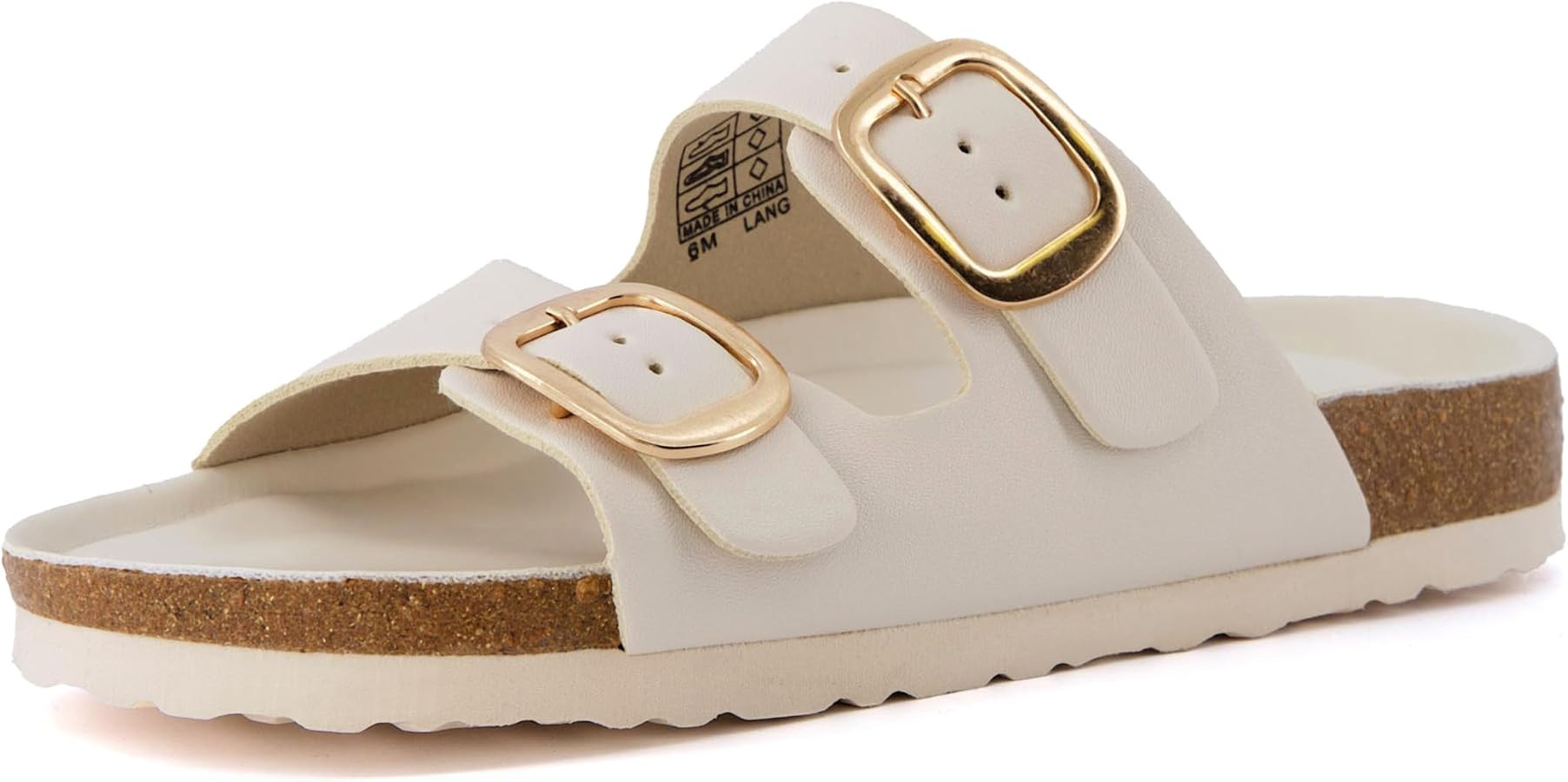 CUSHIONAIRE Women's Lang Cork footbed Sandal with +Comfort | Amazon (US)
