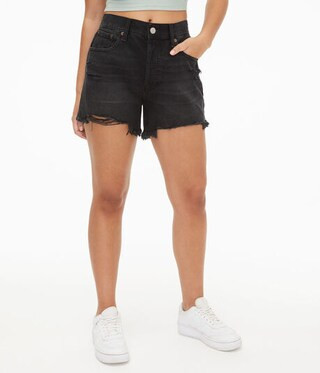 '90s Super High-Rise Denim Cutoff Shorts | Aeropostale