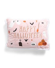 14x20 Knit Happy Halloween Icons Oblong Pillow | Halloween | Marshalls | Marshalls