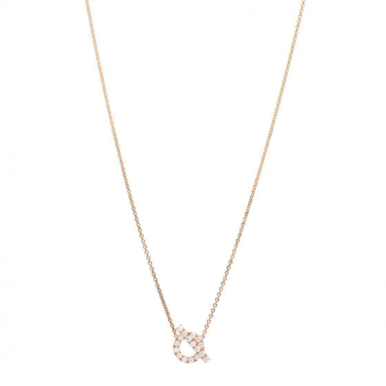 HERMES

18K Rose Gold Diamond Finesse Pendant Necklace | Fashionphile