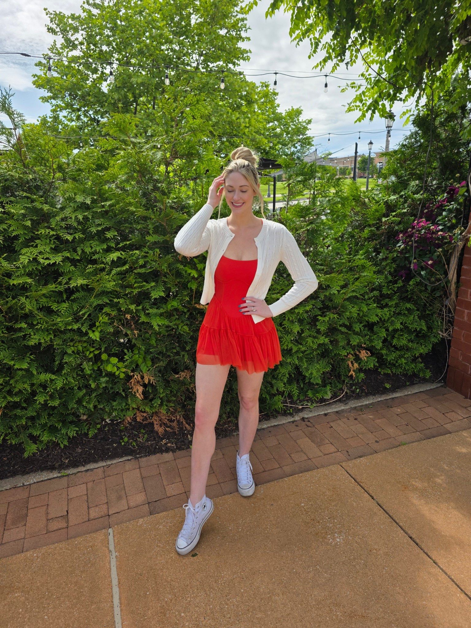 Loving the new cayenne color in the pirouette dress from Popflex! 

I size down to a size XS in this dress. 

#LTKFindsUnder100 #LTKSummerEdit #LTKShoeCrush