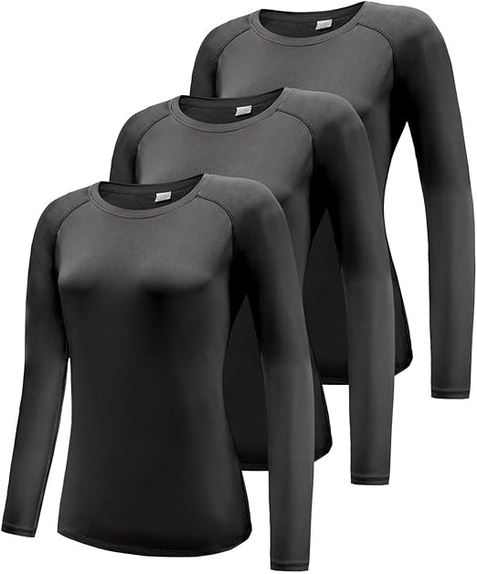 Boyzn 1, 3 or 5 Pack Women's Long Sleeve T Shirts Quick Dry UPF 50+ Sun Protection Shirts Athleti... | Amazon (US)