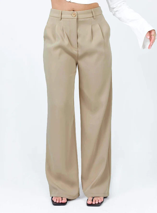 Archer Pants Taupe | Princess Polly AU