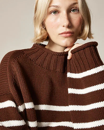2025 Rollneck™ sweater in stripe | J. Crew US