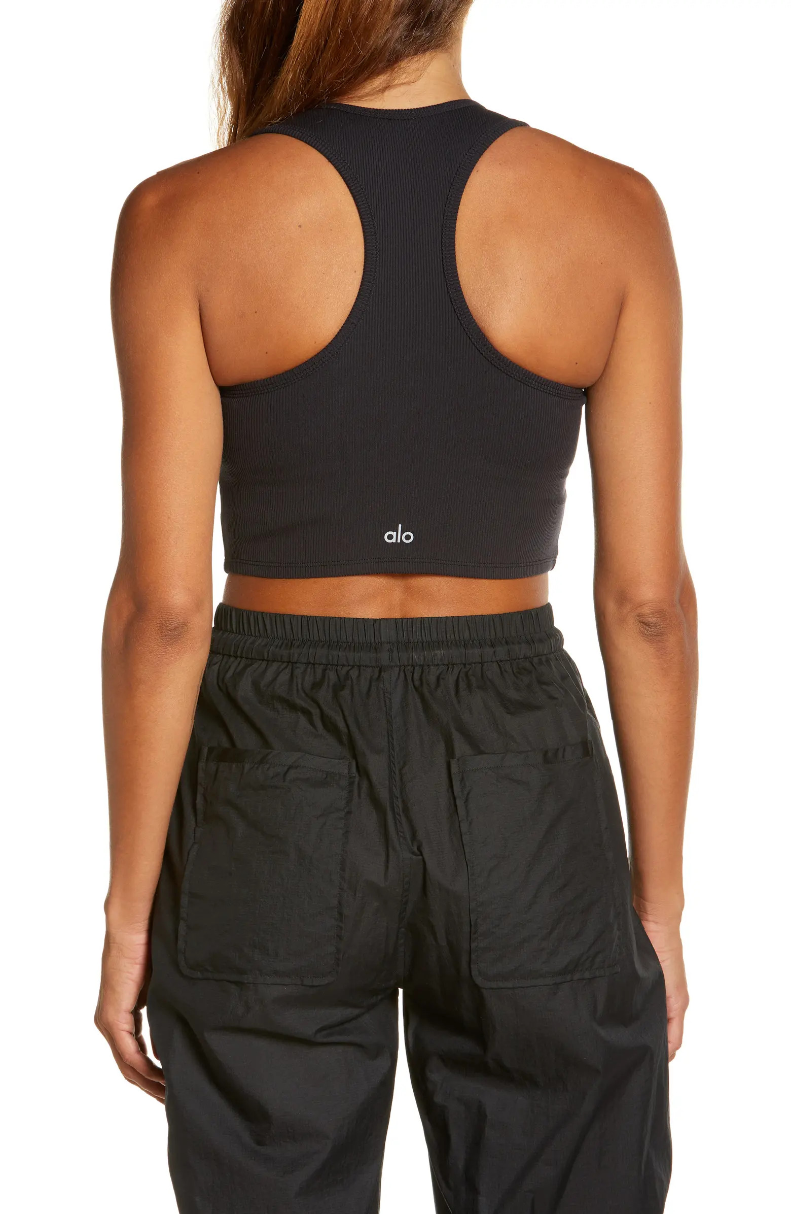 Alo Goddess Rib Crop Tank | Nordstrom | Nordstrom