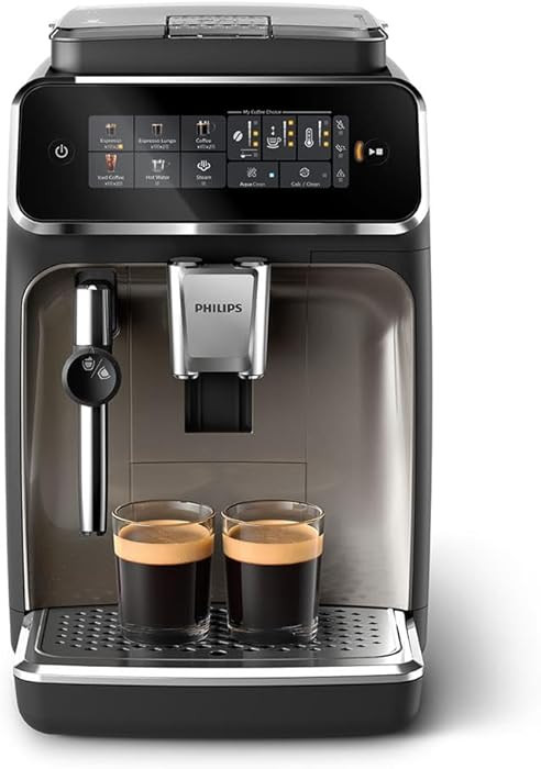 Philips 3300 Series Fully Automatic Espresso Machine - 5 Hot & Iced drinks, 40% Quieter SilentBre... | Amazon (US)