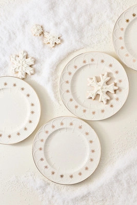 New York City Ballet Stoneware Dessert Plates, Set of 4 | Anthropologie (US)
