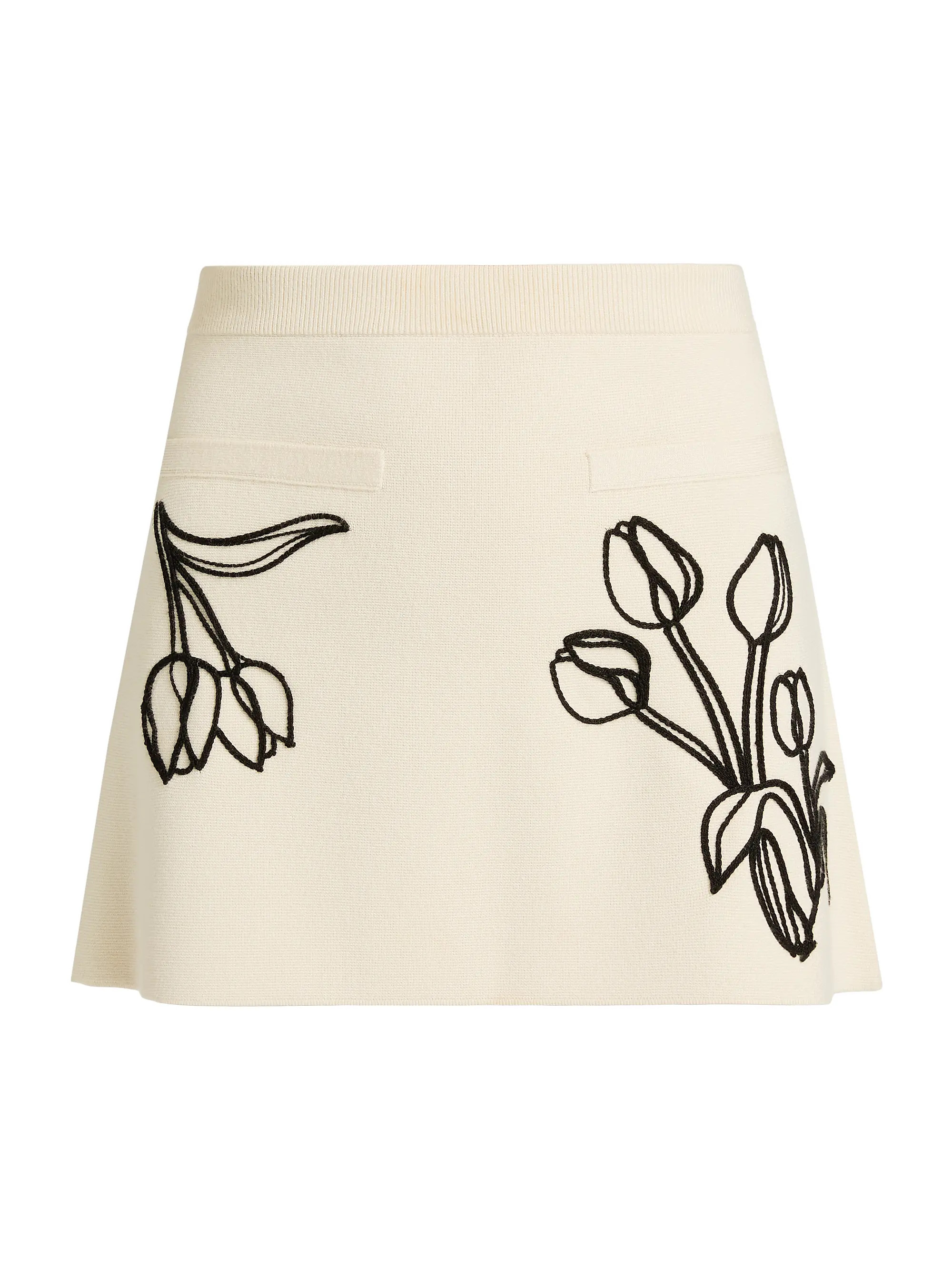 Roe Embroidered Knit Miniskirt | Saks Fifth Avenue
