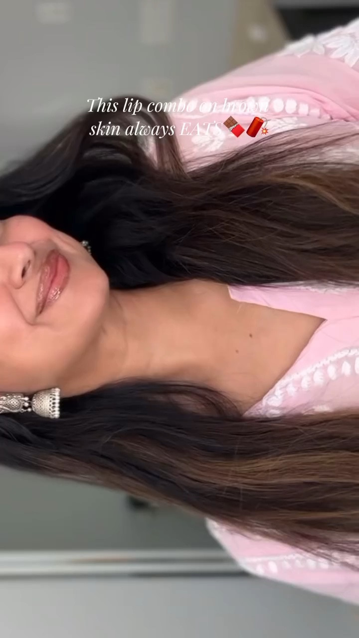 The no-lipstick lip combo 🎀💄
No lipstick needed — and yes, it lasts!

Save this for your next low-effort, high-impact glam moment!

Lip Combo:
Lip Liner – @maccosmeticscanada -  Cork
Lip Oil – @lorealparis Plump Ambition - 650 Nude Macaron
.
.
.
.
.
#GlossyBrownGirl #EffortlessLipCombo #everydaylipcombo 
#lipcombo  #maclipliner #loreallipoil #plumpambition #browngirlmakeup #naturalglam #juicylips #brownglam #brownskinmakeup #makeupforbrowngirls  #lipinspo #glossylipcombo #lipgoals #nomakeupmakeup #everydaymakeup #liptrends2025 #desimakeup #reelmakeup  #brownskinbeauty #glowylips #drugstoreglam  #beautyreels  #makeuplooks #viralmakeupreel #effortlessglam