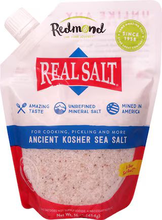 Redmond Real Salt Ancient Kosher Sea Salt -- 16 oz | Vitacost.com