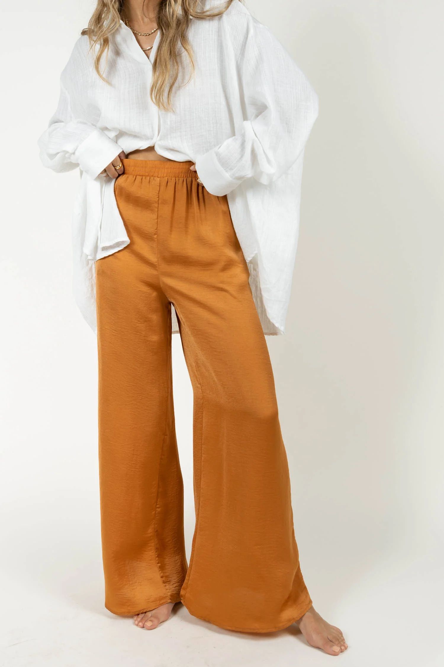 Haisley Pants in Orange - böhme | Bohme
