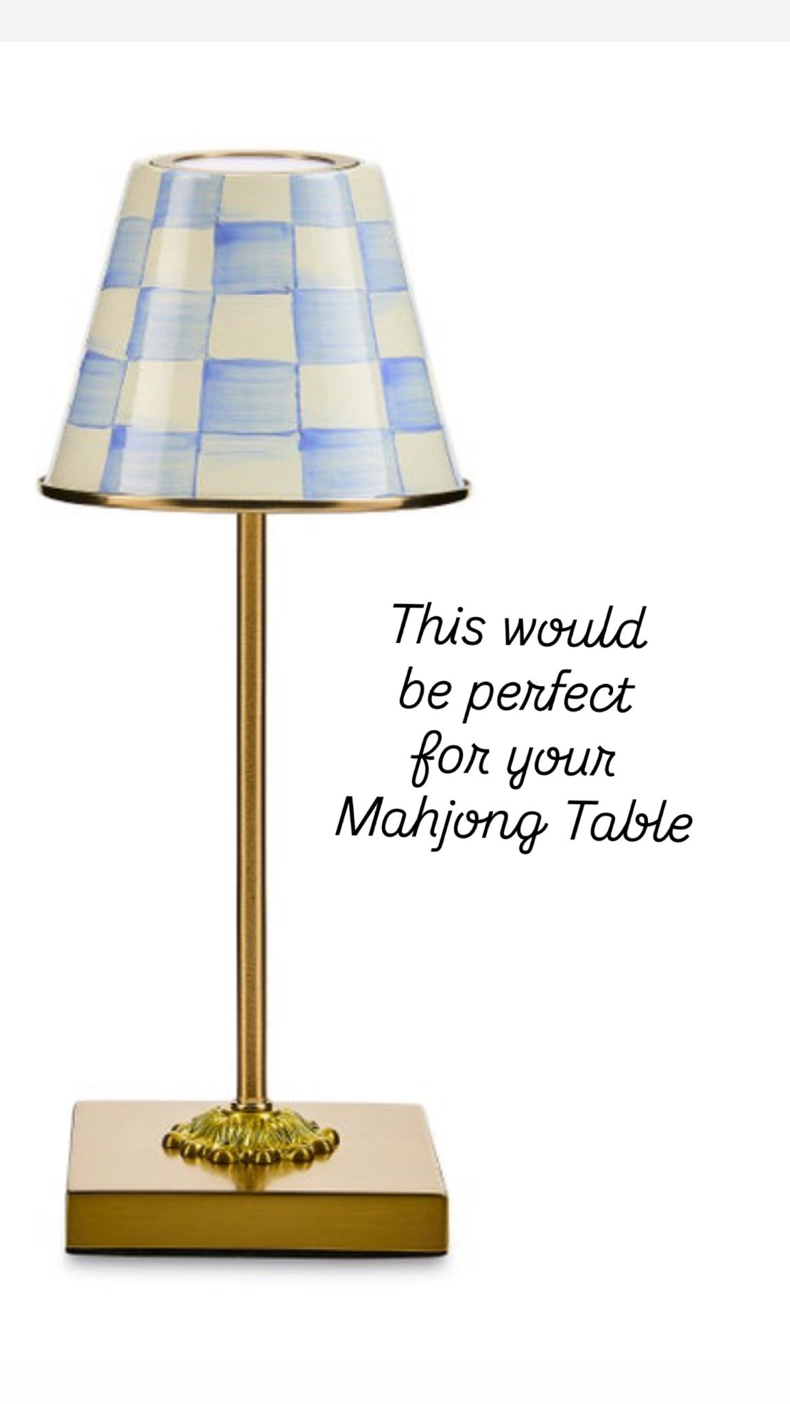 Mother’s Day gift idea! 
Lamp for your mahjong table
Cordless lamp
Mackenzie Childs 
@MacKenzie-Childs 

#LTKSeasonal #LTKOver40
