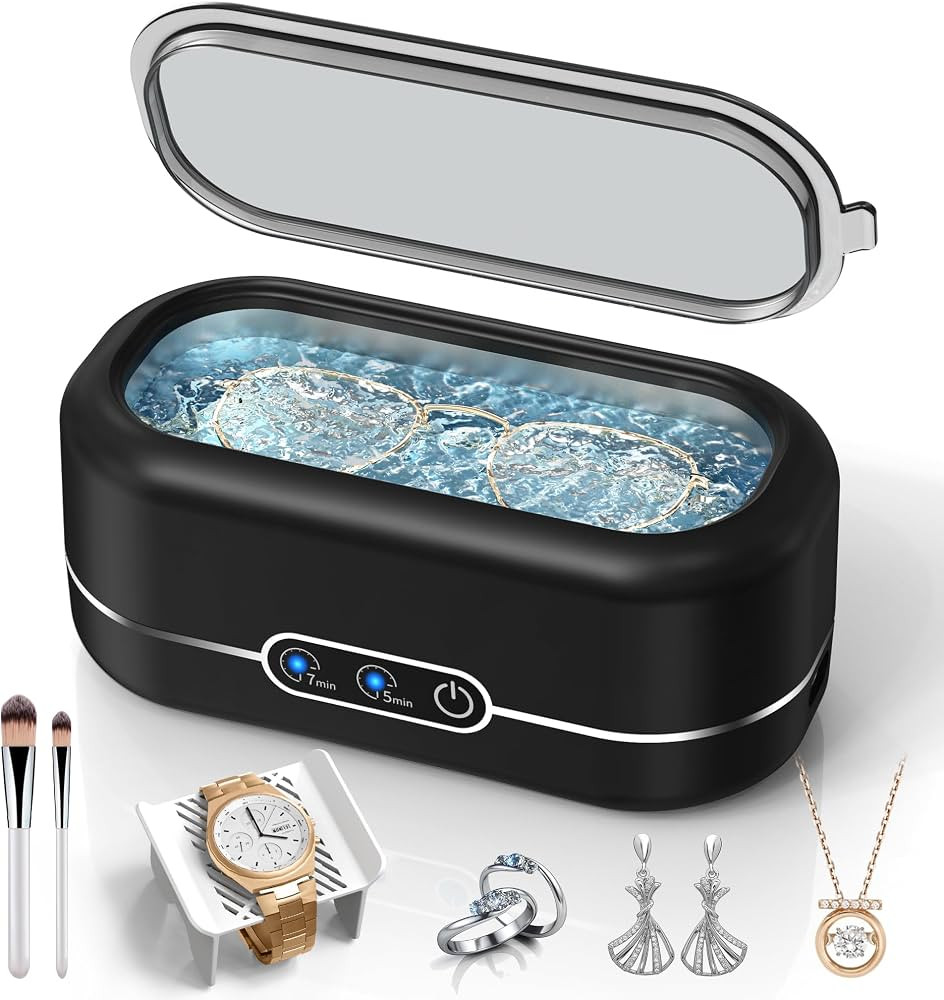 Miorcols Ultrasonic Jewelry Cleaner, 48KHz Jewelry Ultrasonic Cleaner Machine for All Jewelry, Gl... | Amazon (US)