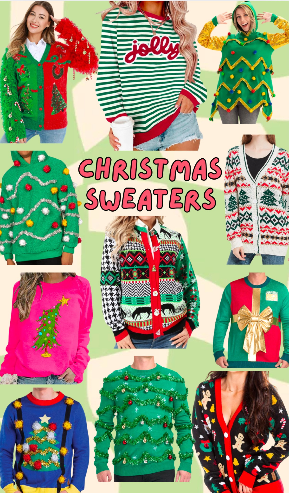 Some last minute Christmas sweater ideas! ❤️💚

#LTKSeasonal #LTKFindsUnder50 #LTKHoliday