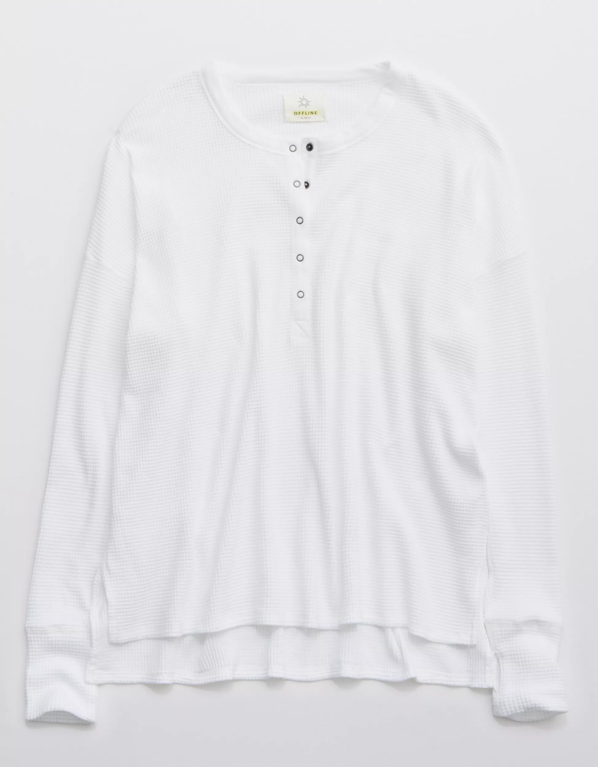 OFFLINE By Aerie Wow! Waffle Henley T-Shirt | Aerie