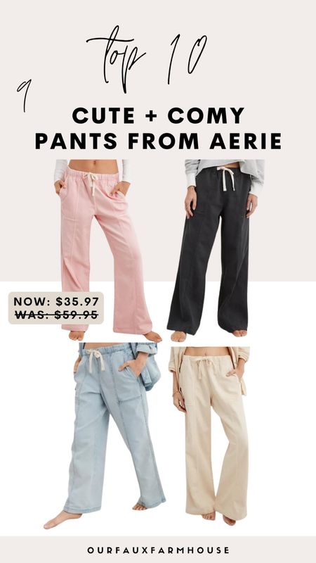 Cute + Comfy pants from Aerie 