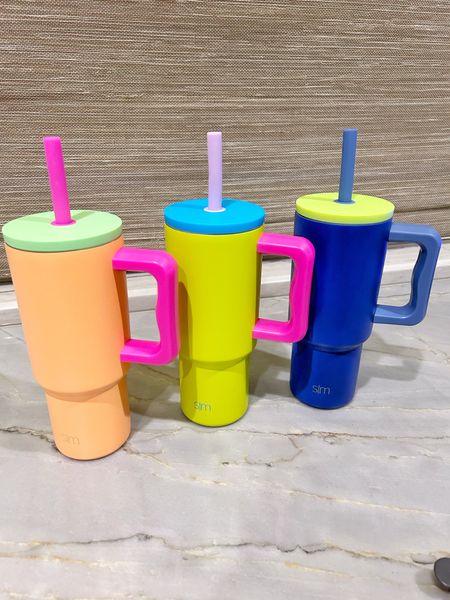 Loving these 24oz Simple Modern tumblers with handle! They are the perfect size for kids plus some are on sale for under $22 at Target! 
I had these in the kids’ Easter baskets, and thought they were perfect for our upcoming Disney Cruise!!

Stanley, reduce, water bottle, leak proof

#LTKkids #LTKSeasonal #LTKxTarget