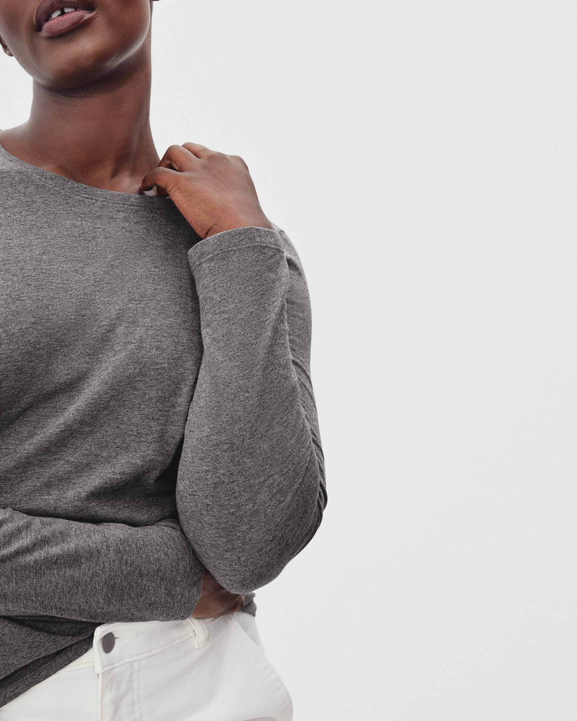The Organic Cotton Long-Sleeve Crew | Everlane
