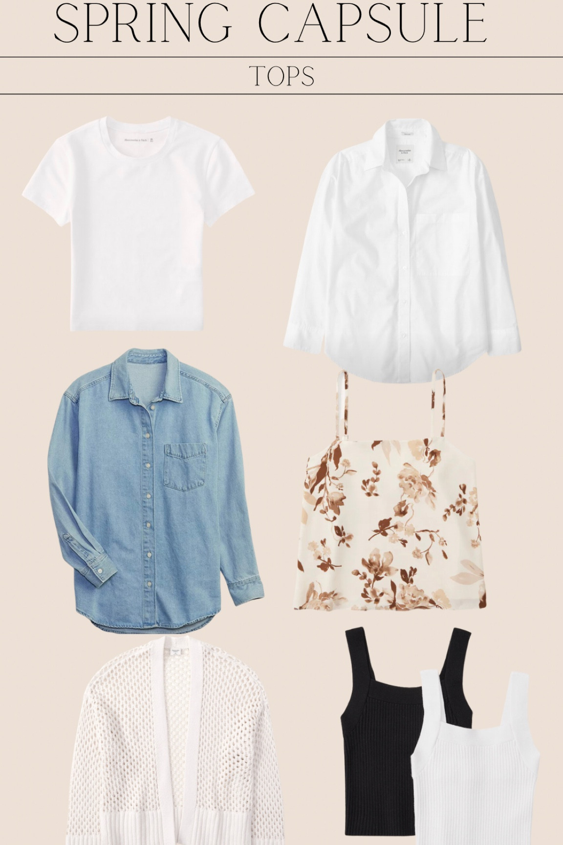 Spring Capsule: Tops