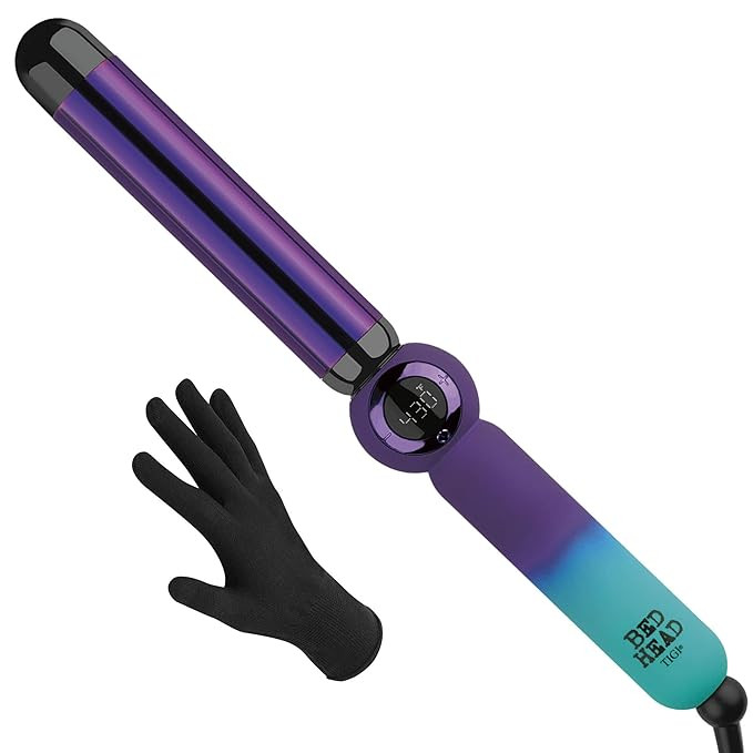 Bed Head Rough Volume Digital Hair Curling Wand | Fast Heat Up and Massive Shine, (1-1/4 in) | Amazon (US)