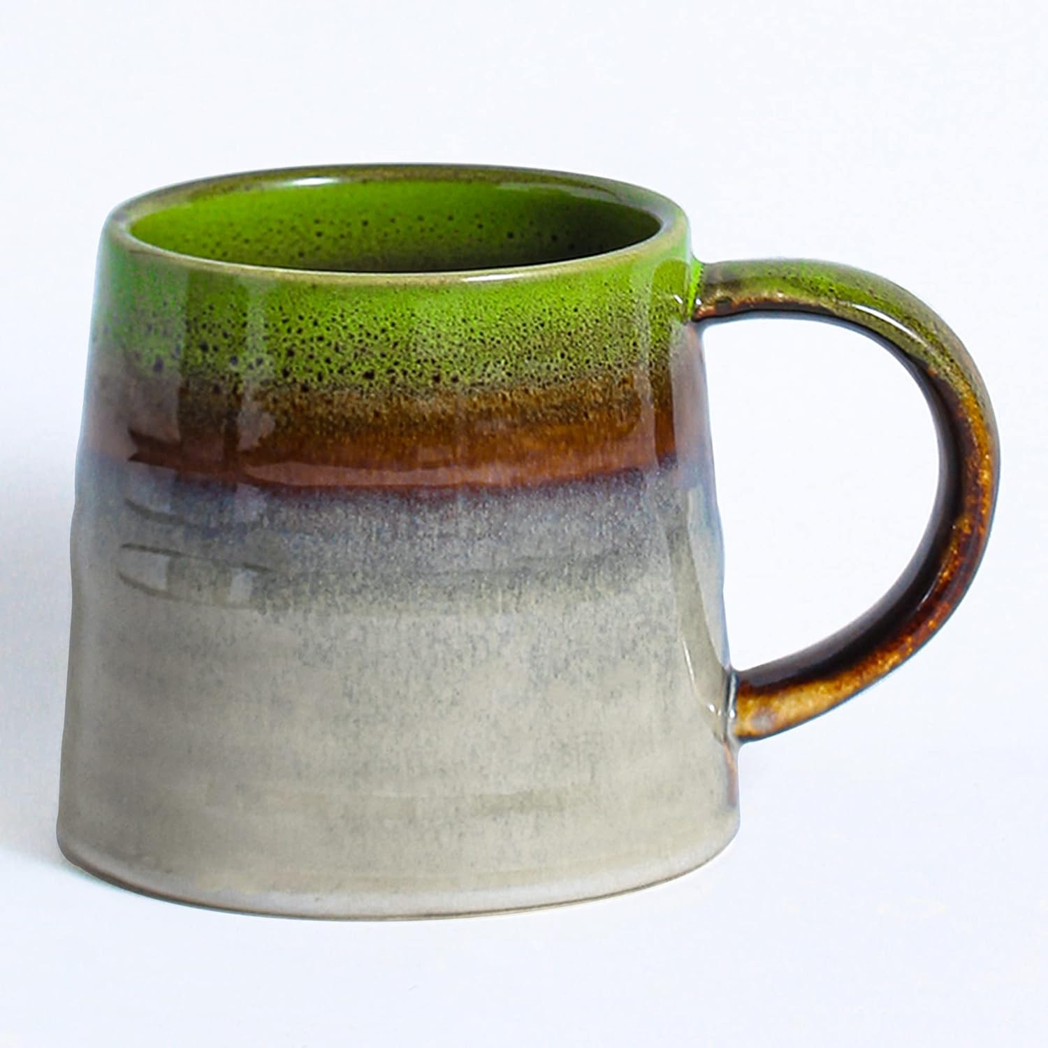 Large Ceramic Coffee Mug, Handmade Pottery Mugs, Tea Cups with Big Handle for Office and Home, 15... | Amazon (US)