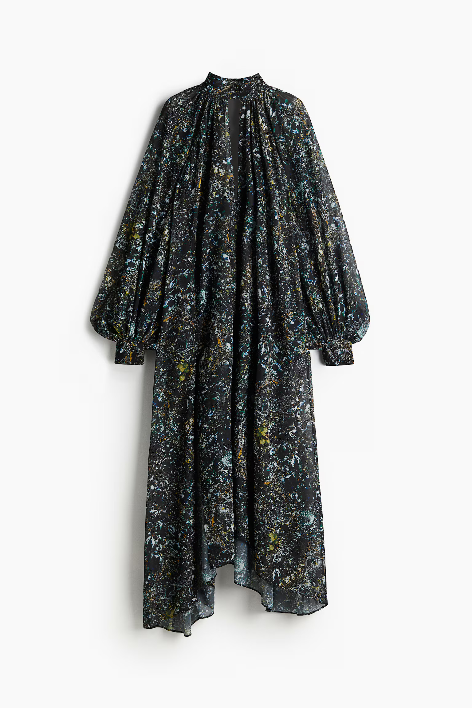 H&M Studio S/S 2025Patterned chiffon dress£74.99Black/JewellerySizeFew pieces leftXSSMLXLXXLSele... | H&M (UK, MY, IN, SG, PH, TW, HK)
