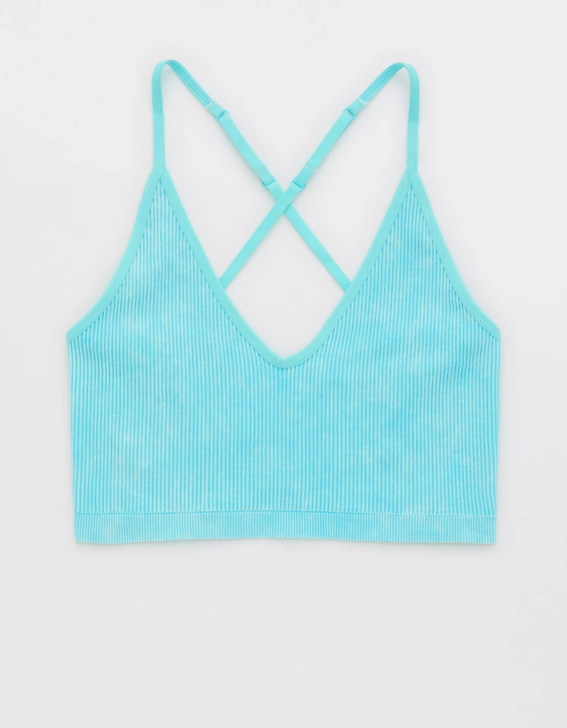 Superchill Seamless Strappy Back Bra Top | Aerie