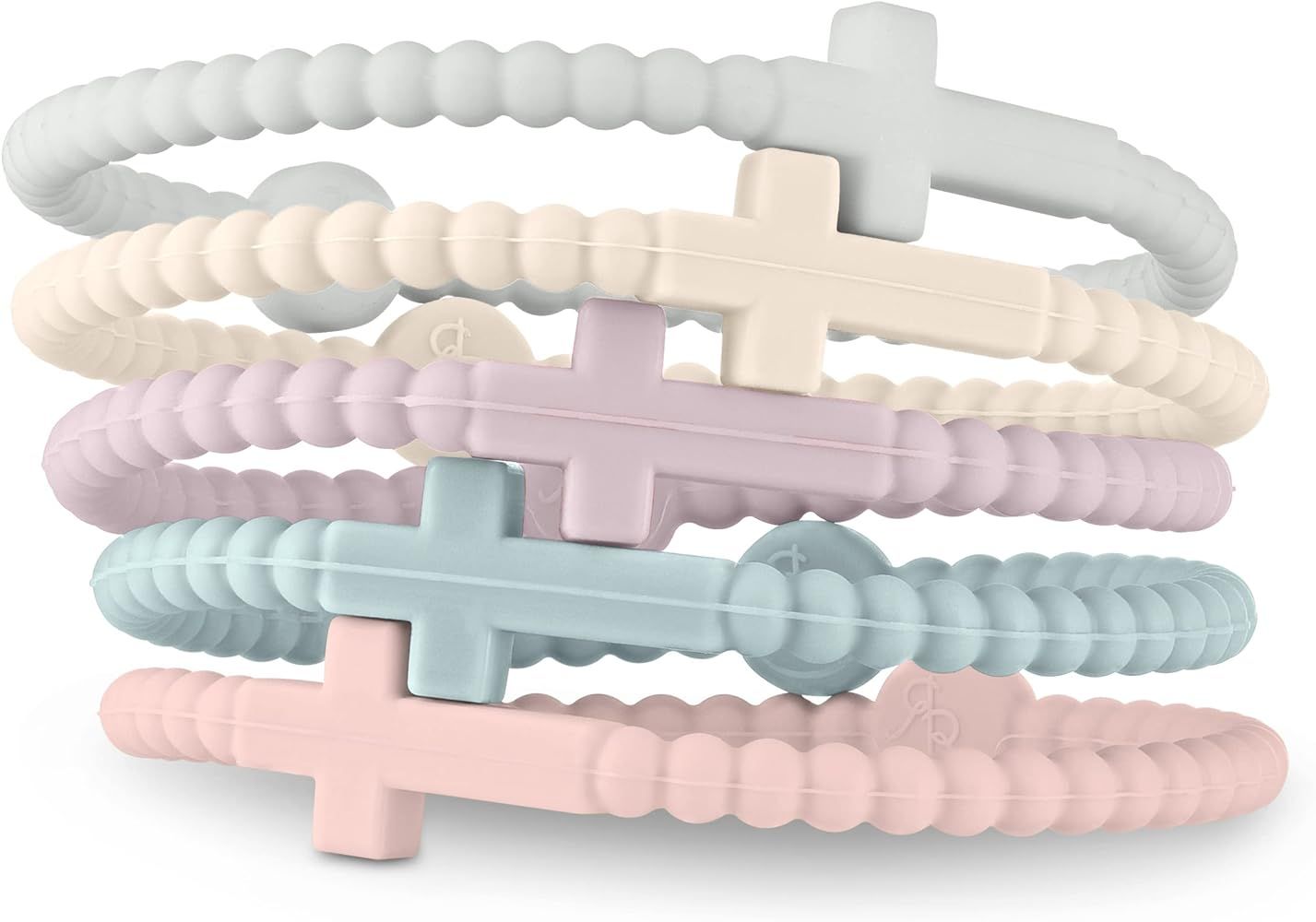 Ryan & Rose Jesus Bracelets - Cross Silicone Bracelet | Amazon (US)