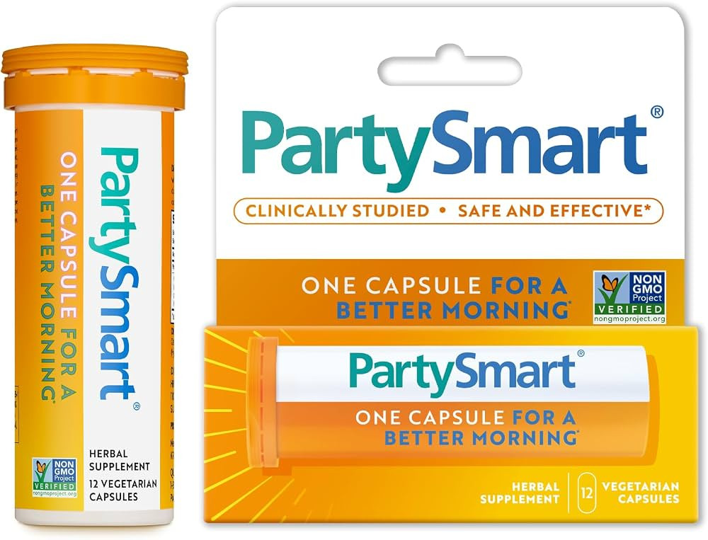 Himalaya PartySmart, 12 Capsule Tube - Alcohol Breakdown Liver Support for a Better Morning After... | Amazon (US)