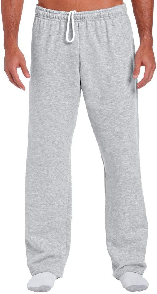 Gildan Men's Heavy Blend Open-Bottom Sweatpants | Amazon (US)