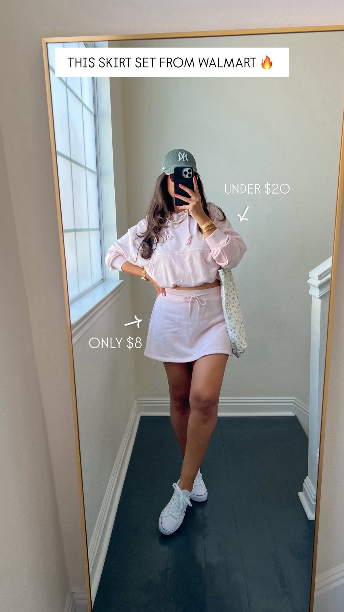 Walmart skirt set! So cute and comfy - wearing small in the hoodie and medium in the skirt

#LTKMidsize #LTKootd #LTKSeasonal