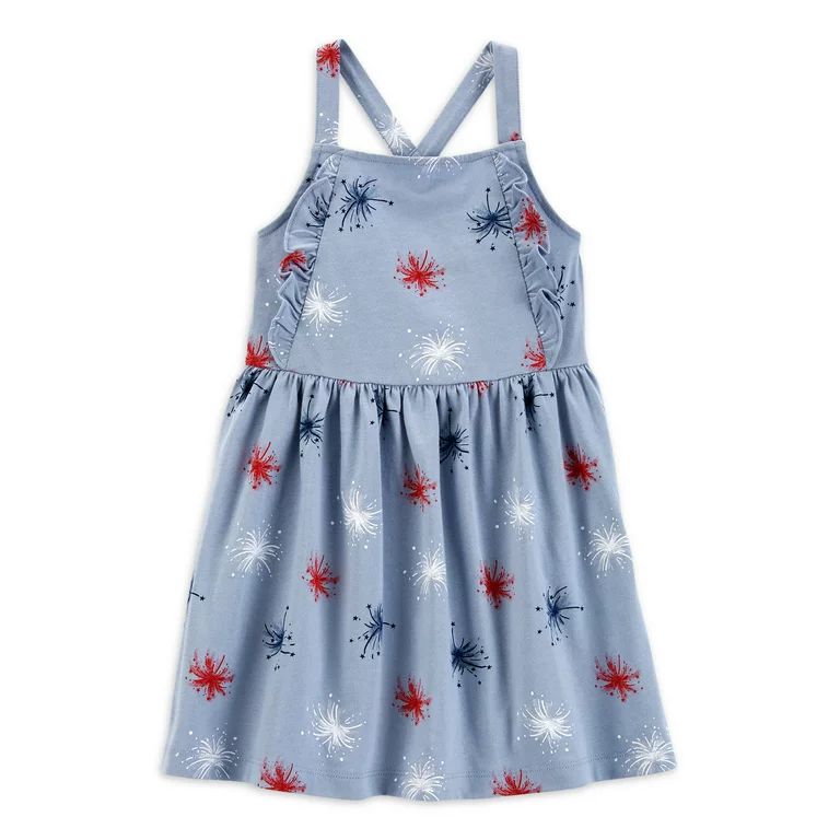 Carter's Child of Mine Toddler Girl Patriotic Dress, Sizes 12M-5T | Walmart (US)