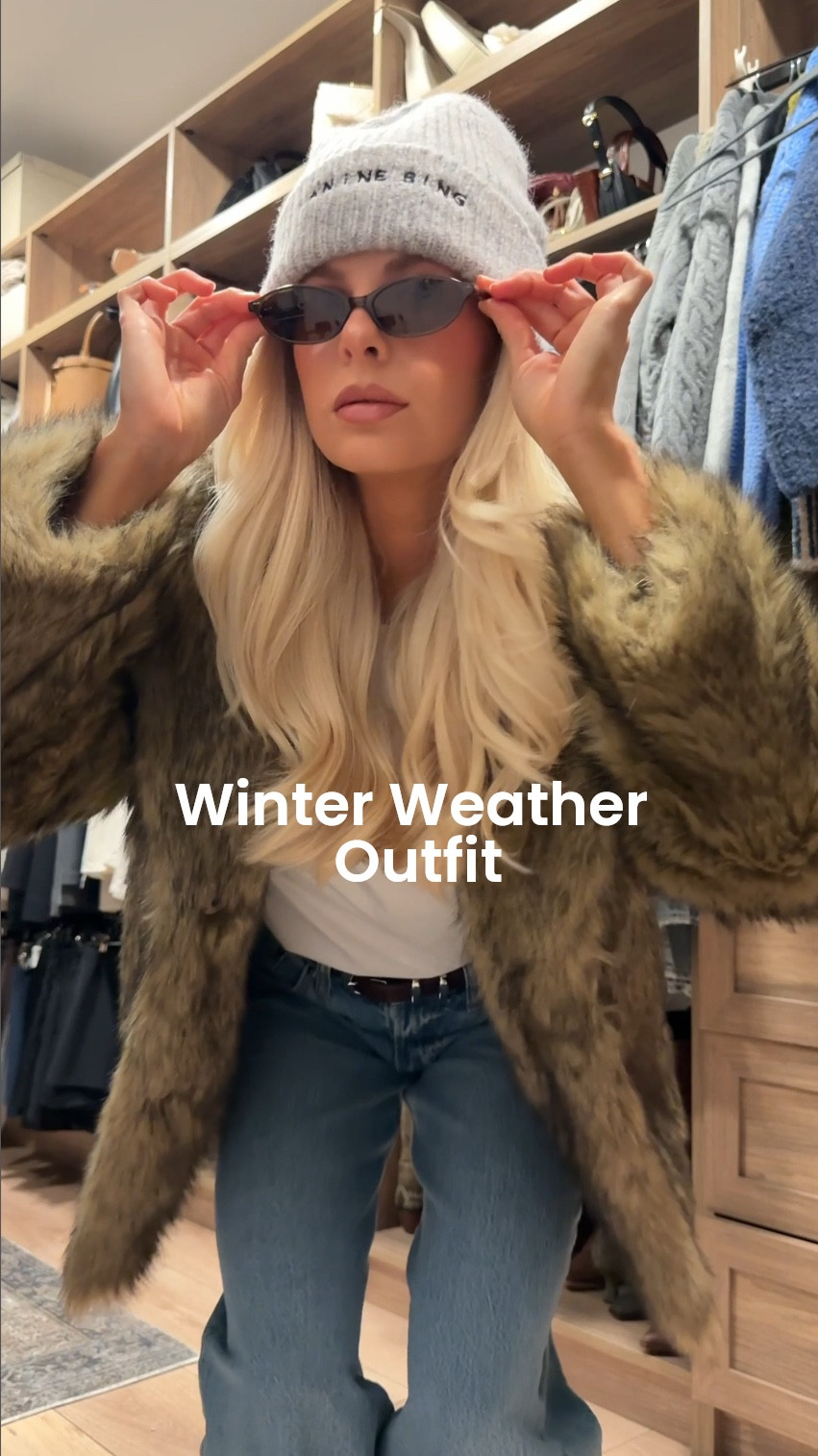 Wearing a small in tee, sized up to 27 long in jeans. Linking similar tees, coats, hats, belts, and shoes! #kathleenpost

Winter outfit, casual winter look, fur coat outfit 

#LTKHoliday #LTKootd



#LTKSeasonal