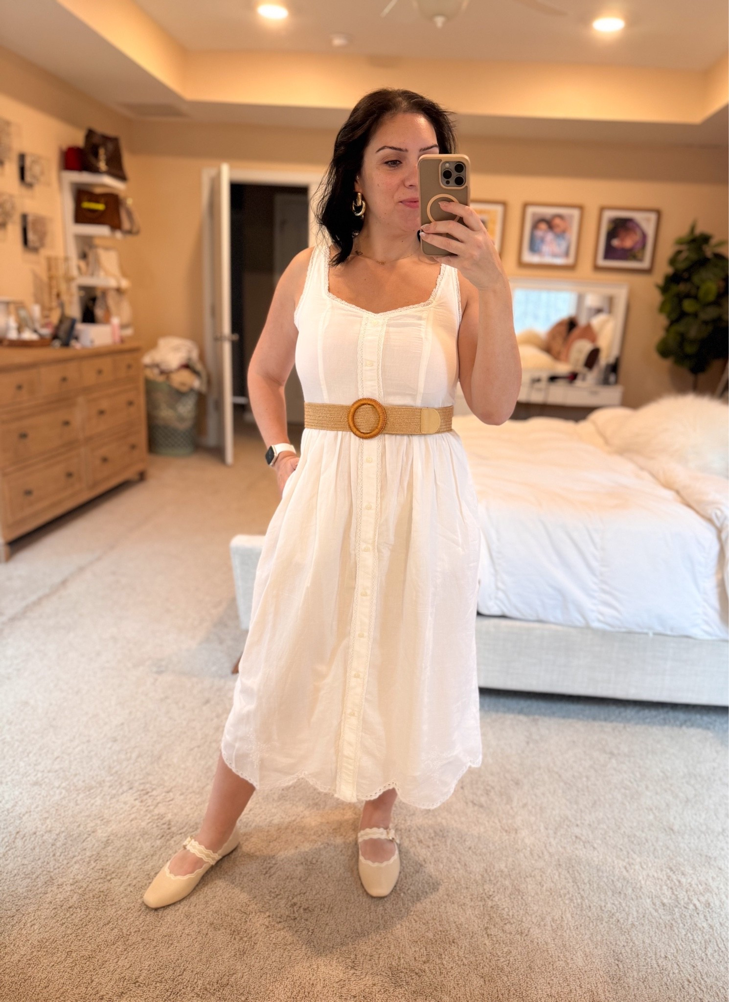 Love this white dress from Target! It such a feminine dress, perfect for Summer! Wearing a size small. 


Target style, target fashion, target fashion finds, white dress, resort outfit, resort wear, Target finds, postpartum, mom outfit, postpartum outfits, resort vacation outfits, resort looks, summer fashion, summer 2026, summer outfit, summer outfits, midi dress, flowy dress, white dress @Target

#LTKSeasonal #LTKootd #LTKgrwm