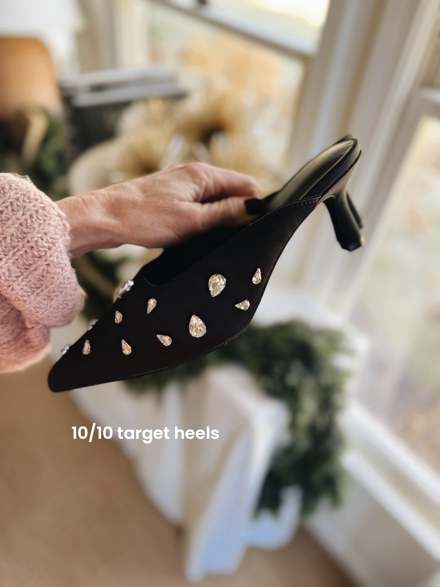 Perfect holiday heel! And comfy. 