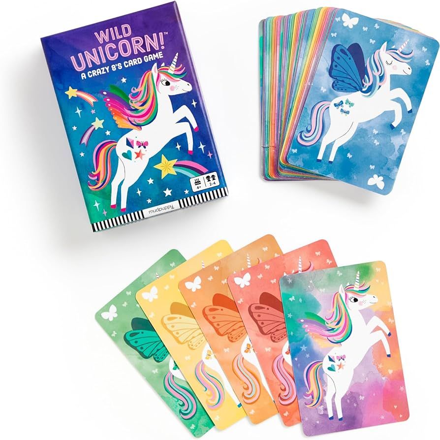 Mudpuppy Wild Unicorn! – A Magical Unicorn Version of Classic Kids Crazy 8’s Memory Game with... | Amazon (US)