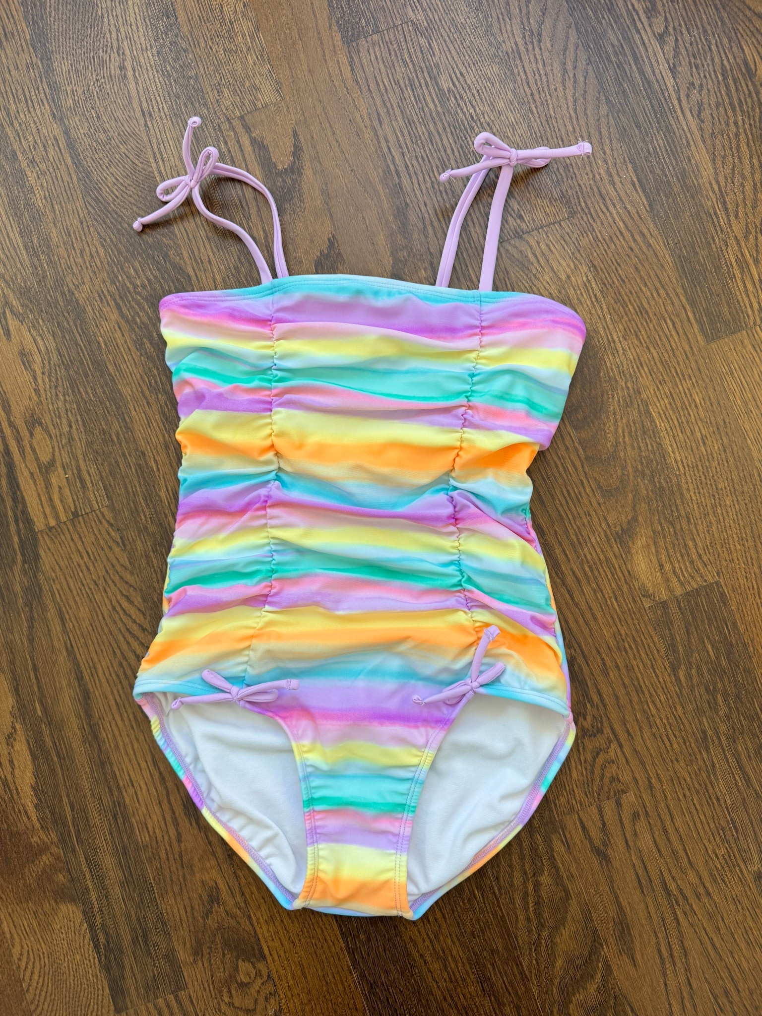 Full coverage girls one piece swimsuit. Runs slightly small.



#LTKKids #LTKSaleAlert #LTKSeasonal
