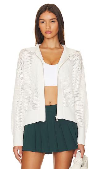 Fairfield Knit Jacket in Snow White | Revolve Clothing (Global)