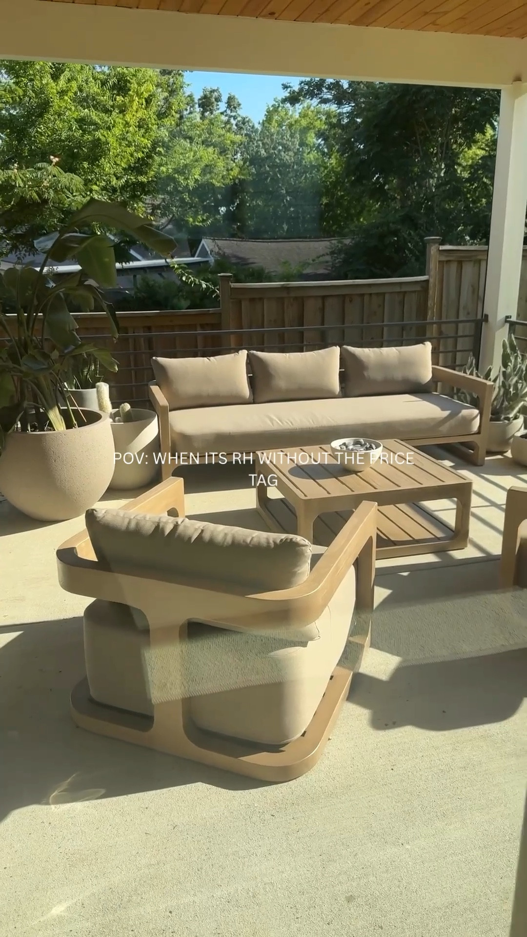 Restoration Hardware furniture for a 1/3 of the price is always a win! @Alibaba @ltkcreator 
#alibaba #outdoorfurniture #modernfurniture #restorationhardware #alibabafurniture

#LTKSeasonal #LTKHome #LTKSaleAlert