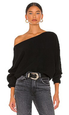 House of Harlow 1960 x REVOLVE Winifred Wide Neck Sweater in Black from Revolve.com | Revolve Clothing (Global)