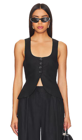 Stanze Vest in Black | Revolve Clothing (Global)