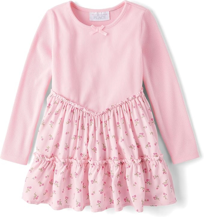 The Children's Place baby girls Heart Mesh Tutu Dress | Amazon (US)