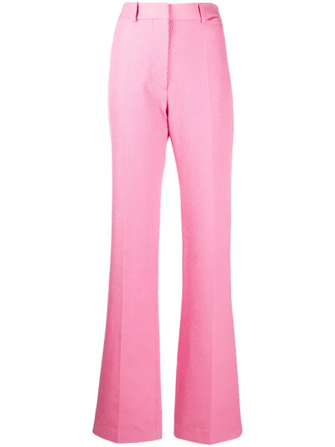 high-waisted slim leg trousers | Farfetch (AU)