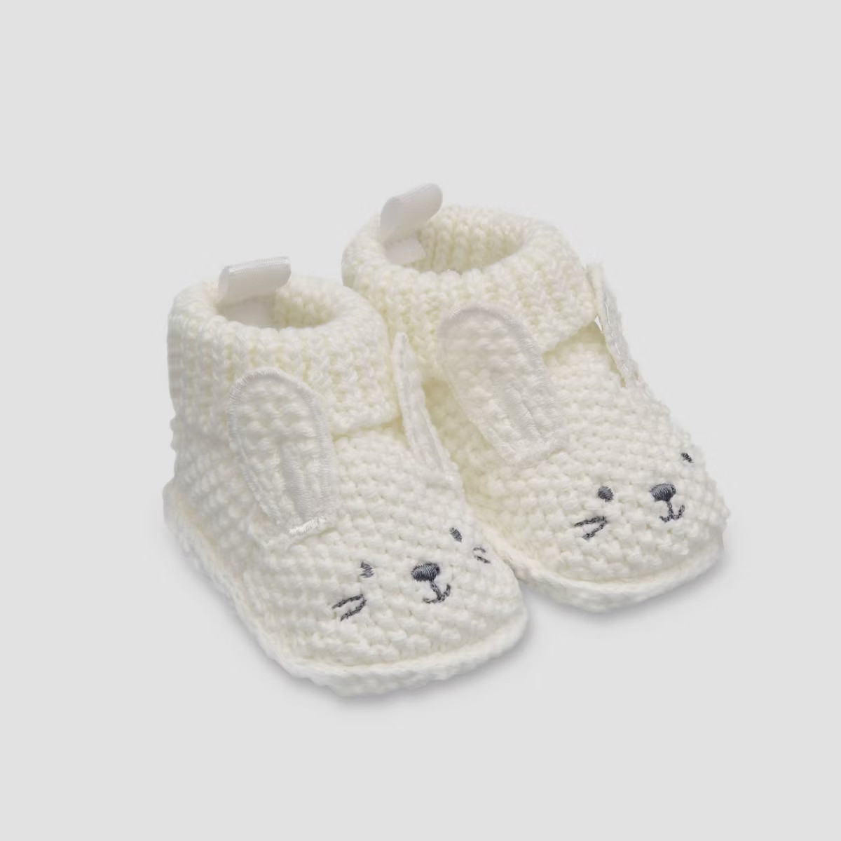 Carter's Just One You®️ Baby Knitted Slippers N' Bunny - White | Target